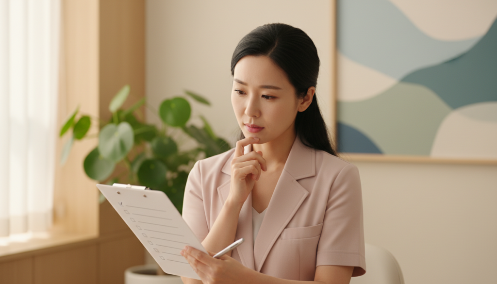 자궁근종 증상 체크리스트