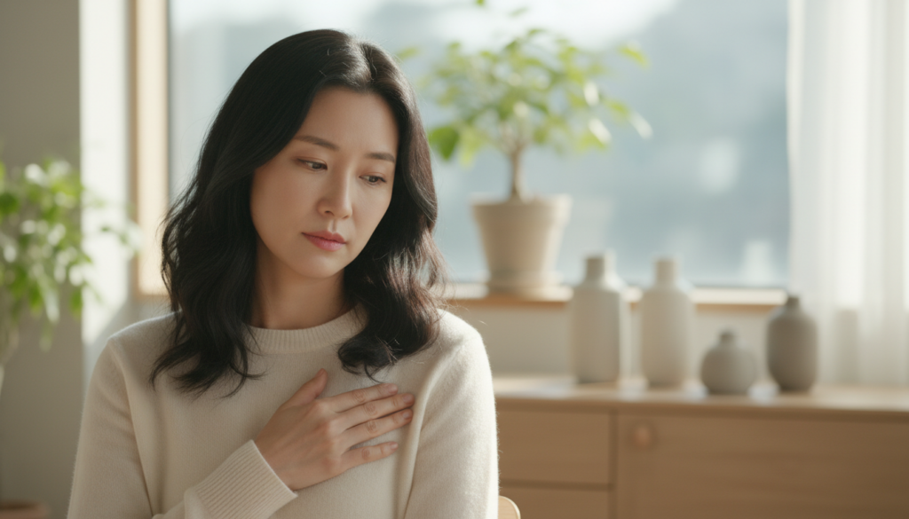 유방암 증상 체크리스트