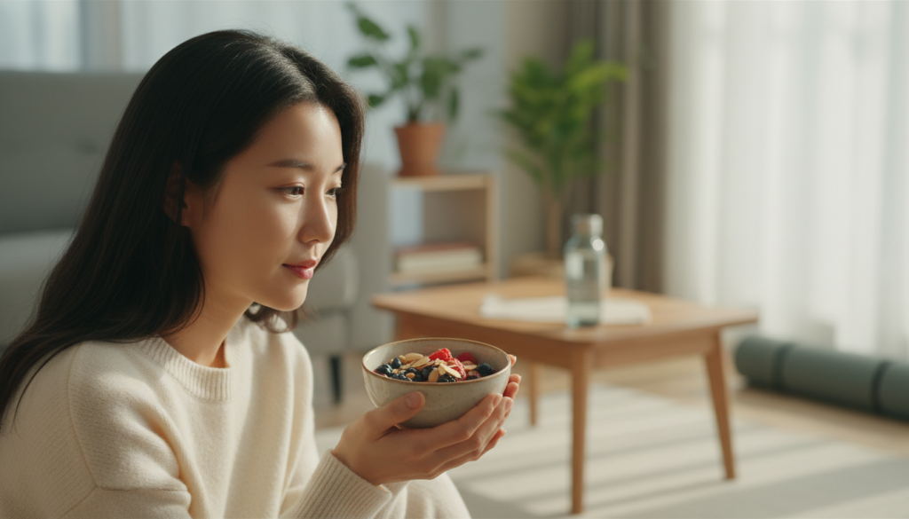 주기성 유방통 식이·운동 관리 포인트